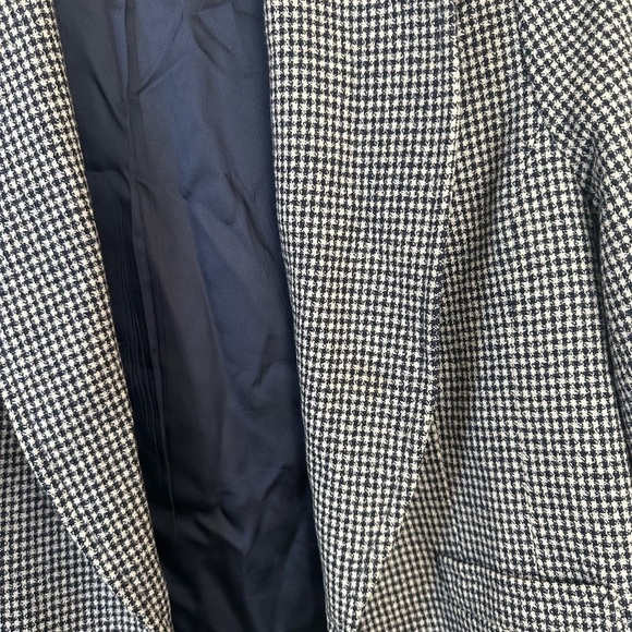Classic Vintage Pendleton Houndstooth Blazer Size 14 (Runs Small) - Picture 5 of 14